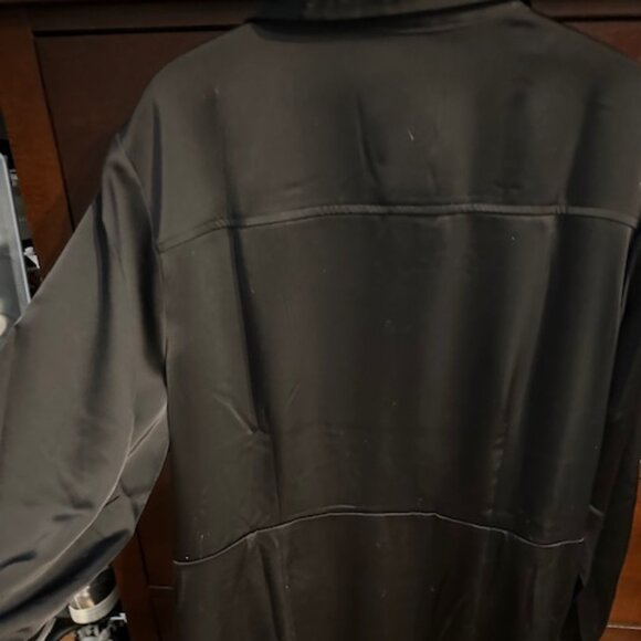 NWT, BANANA REPUBLIC,BLACK SATIN, SIZE 18 - Picture 2 of 3